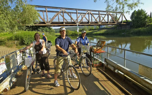 Regnitz Radweg - Fähre, Foto: A. Hub, FrankenTourismus