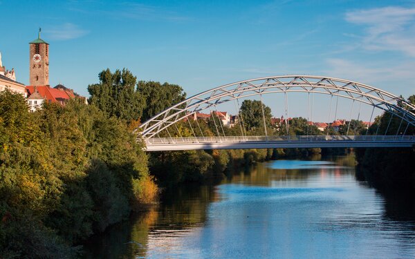 Luitpoldbrücke über dem Main-Donau-Kanal, Foto: Holger Leue, Lizenz: FrankenTourismus