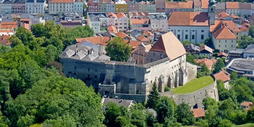 Burg Tittmoning Luftansicht, Foto: Stadt Tittmoning