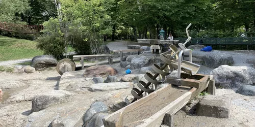 Wasserspielplatz im Freizeitpark, Foto: Florian Weindl