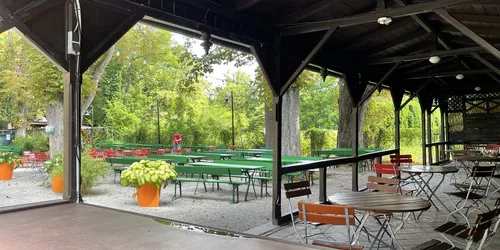 Biergarten am Flaucher, Foto: Florian Weindl