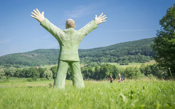 Skulptur "Der Sieger" in Lohndorf, Foto: Dietmar Denger