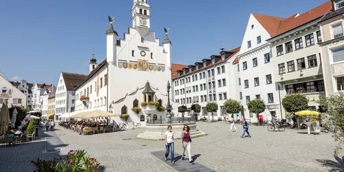 Kempten Rathausplatz, Foto: www.guenterstandl.de