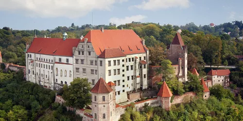 Burg Trausnitz von oben, Foto: Verkehrsverein Landshut e.V.