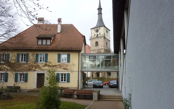 Rathaus und Kirche, Foto: Heimatverein Emskirchen