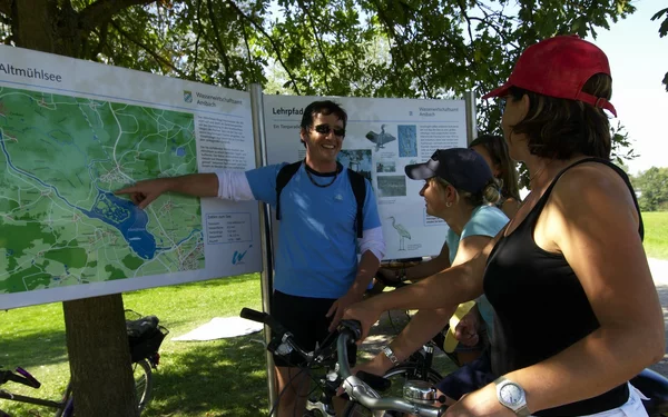 Infopoint zur Vogelinsel im Altmühlsee, Foto: TV Fränkisches Seenland