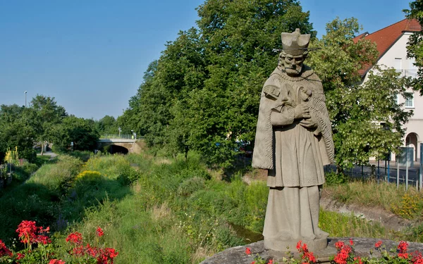 Brückenfigur in Schonungen, Foto: A. Hub