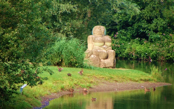 Skulpturen im Landesgartenschau Park, Foto: Kronacher Kunstverein