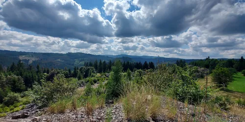 Ausblick vom Nurner Brocken, Foto: Tourismusverband Oberes Rodachtal e.V.