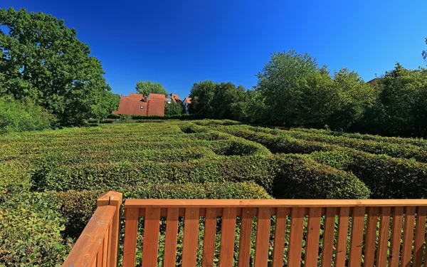 Heckenlabyrinth Burgbernheim, Foto: Uwe Miethe