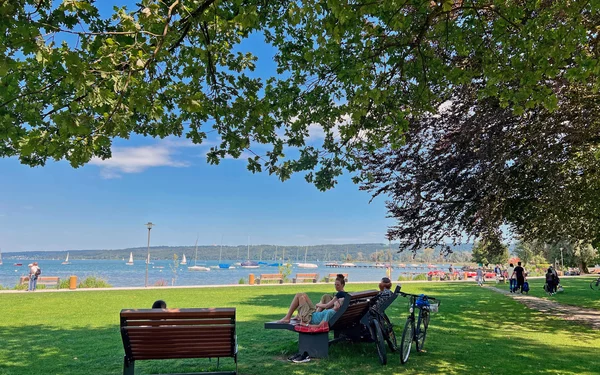 Seeanlagen in Dießen am Ammersee, Foto: Uwe Miethe