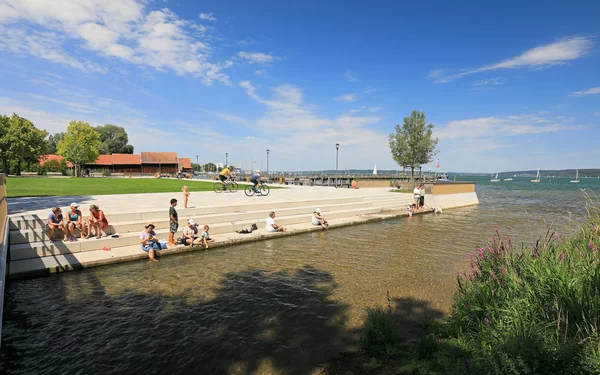 Seeanlagen in Dießen am Ammersee, Foto: Uwe Miethe