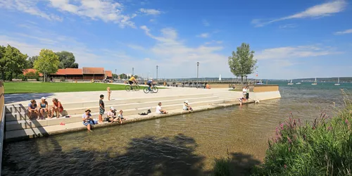 Seeanlagen in Dießen am Ammersee, Foto: Uwe Miethe