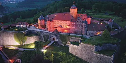 Festung Rosenberg bei Nacht, Foto: Dr. Otmar Fugmann