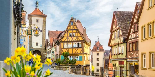 Spring awakening in Rothenburg ob der Tauber