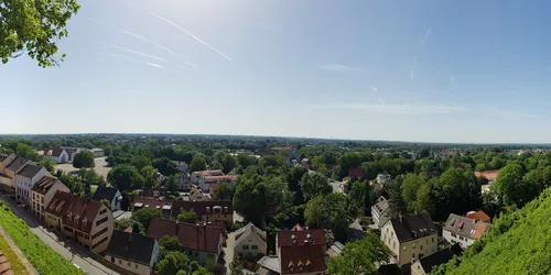 Luftaufnahme von Dachau