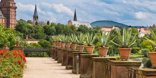 Garten des Pompejanum Aschaffenburg