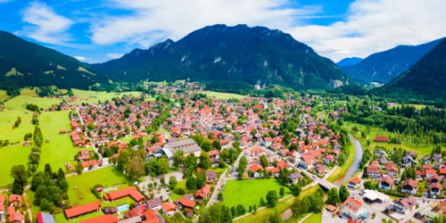 Oberammergau von oben