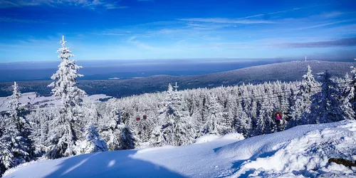 Skiing in northern Bavaria in the Ochsenkopf ski area