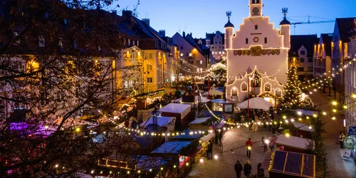 Arts and crafts and Christmas post office in Kempten